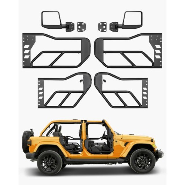 VEVOR Τετράθυρες Σωληνωτές Πόρτες για Jeep Wrangler JL 2018-2024 JPCGM4M1824JBB7ABV0