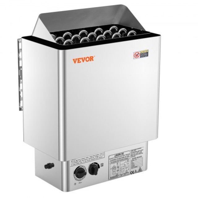 VEVOR  8KW Ηλεκτρική Σάουνα Ενσωματωμένος Έλεγχος 8-12 m3 Ανοξείδωτο Ατσάλι  DSSNLNKBXG8KWVQI3V8
