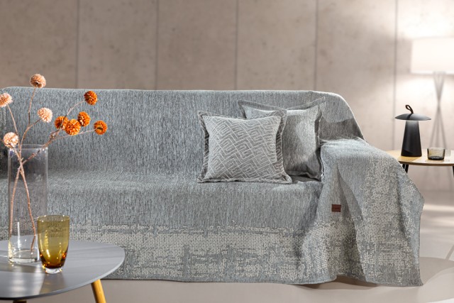 Guy Laroche Ριχτάρι Καναπέ Perth Anthracite (Τριθέσιος) 180x300, 1133030125030