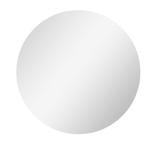 Kleankin Καθρέφτης Μπάνιου με Ρυθμιζόμενα LED Φώτα, Διακόπτες Αφής και Αντιθαμβωτικό Σχέδιο, Ø60 εκ. 834-601V00CR