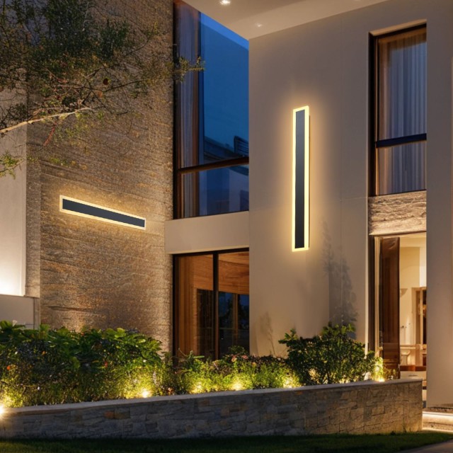 VEVOR Εξωτερικό Φωτιστικό Τοίχου LED 800mm, Ζεστό Λευκό 3000K, Αδιάβροχο IP65 HWBDBDRGBDDFIBKJ0001V7