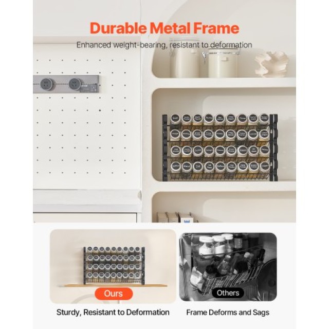 VEVOR Οργανωτής Μπαχαρικών Ντουλαπιού 18x11 ιντσών TMSDLJTZCF36S586YV0