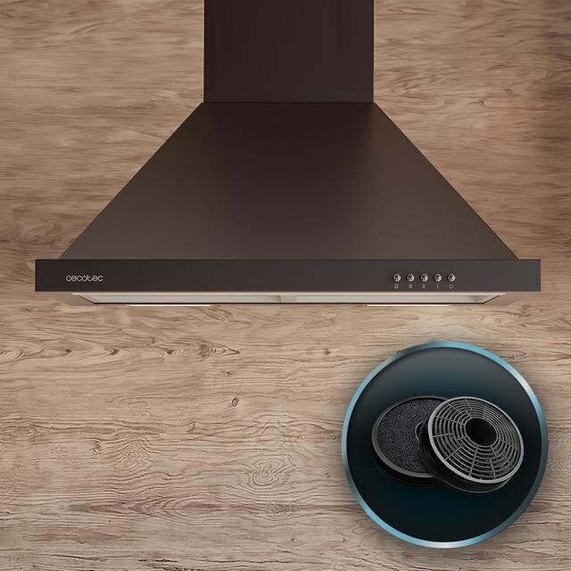 Απορροφητήρας Καμινάδα Bolero Flux PM 606500 Black  60 cm CECOTEC CEC-02871