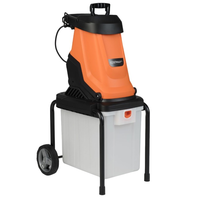 Costway 2800W Ηλεκτρικός Θρυμματιστής με Κάδο 50L Πορτοκαλί GT4497DE-OR
