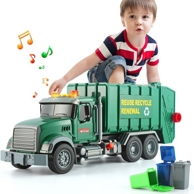 BAKAJI Παιδικό Παιχνίδι Απορριμματοφόρο με Φώτα και Ήχους - Ιδανικό Δώρο 02842777