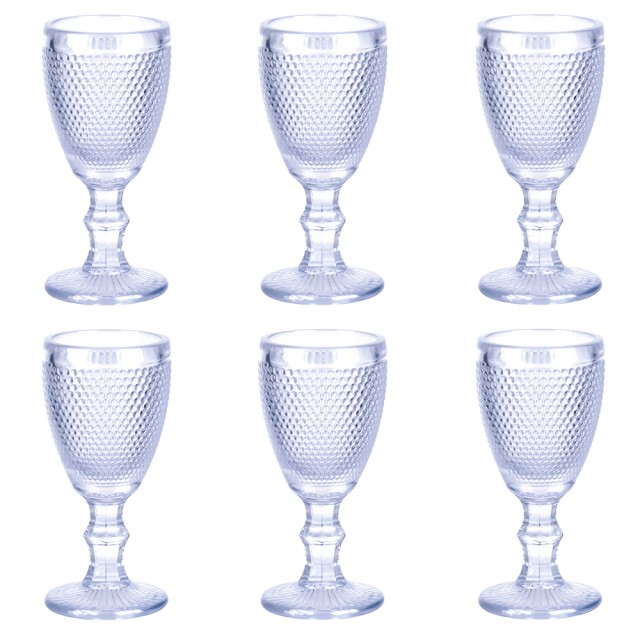 Villa DEste  Σετ 6 Liquorini 50 ml σε διάφανο γυαλί Ball 5922628