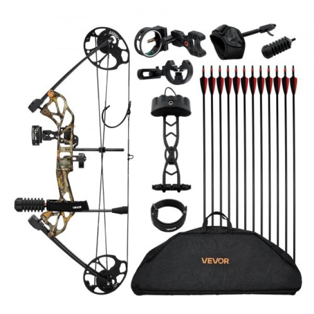 VEVOR Σύνθετο Τόξο Τοξοβολίας Δεξιόχειρα 70 Lbs 320 fps Κυνήγι Σκοποβολή FHGMCYS28YC7IF37J001V0