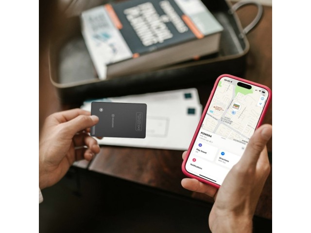 SWISSTEN Έξυπνος Εντοπιστής με Λειτουργία Apple Find My, Μαύρο 8595217493384
