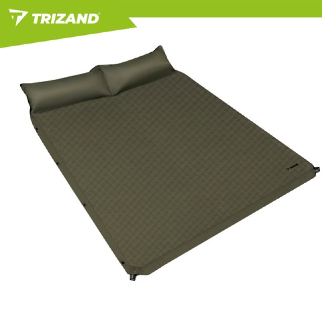 Trizand Trizand Αυτοφούσκωτο Διπλό Υπνόστρωμα Camping 186x130x3 cm 28010