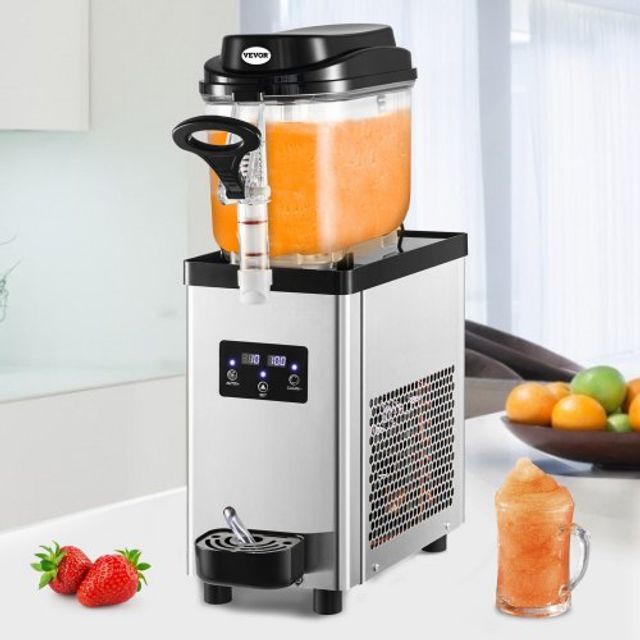 Επαγγελματική Μηχανή Γρανίτας VEVOR 6L, 705W, Ανοξείδωτη για Καφέ/Μπαρ/Σπίτι  GSJBXR16L220VIUKEV2