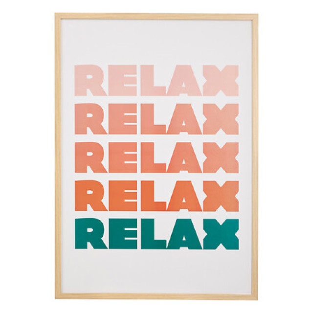 Atmosphera Πίνακας Poster Frame Relax DARIUS 50x70 εκ. – Συλλογή Modern Flow 206434B