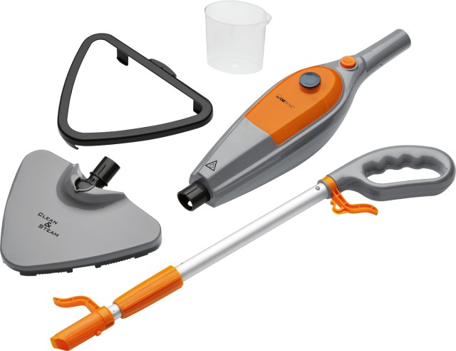 Ατμοκαθαριστής Δαπέδου 1500W – Ανθρακί/Πορτοκαλί DR3539 Clatronic