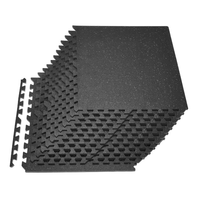 VEVOR Σετ Ασκήσεων Puzzle, Προστατευτικά Πατάκια Γυμναστικής 24 Τεμαχίων, 610 x 610 x 14 mm, Υψηλής Πυκνότητας Αφρώδες Υλικό EVA, Διακοσμητικά Πλακίδια για Γυμναστήριο και Γραφείο Σπιτιού HSXJDDHDHD05L3BYU001V0