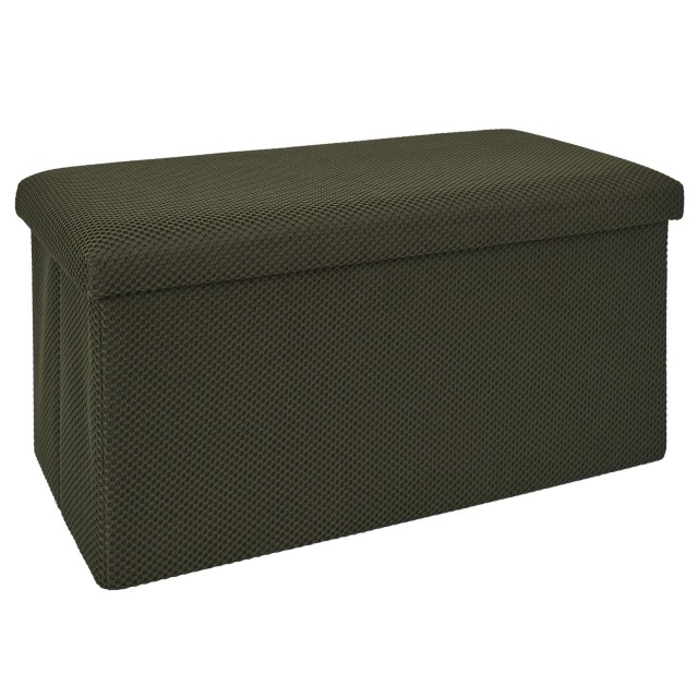 Home Deco Factory Πτυσσόμενος Αποθηκευτικός Κύβος ATOME Kaki 77 x 38 x 38 HD0470