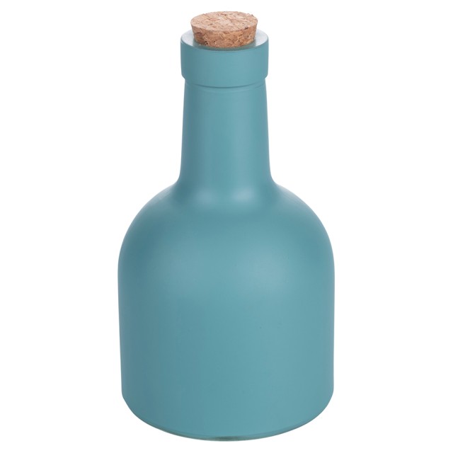 Villa dEste Home Γυάλινη Δοχείο Ελαιολάδου 340ml με Τυρκουάζ Φελλό Καπάκι Summer Crush 5921144