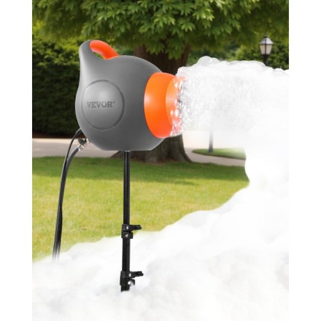 VEVOR Πολυμηχάνημα Αφρού για Πάρτι 115W Γκρι & Πορτοκαλί PMPSJLSSJJXGCKZK1V2