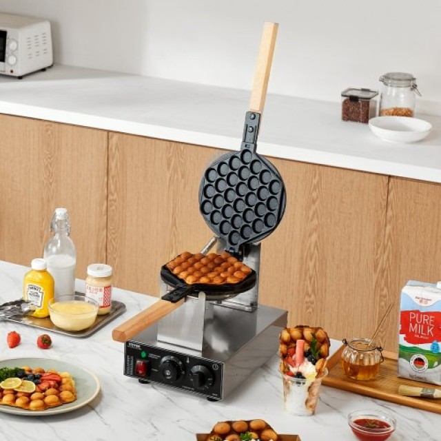 VEVOR Μηχανή Παρασκευής Φυσαλίδων Βάφλας 1400W Αντικολλητική SYQPHFBJDP1PGYHUZV2
