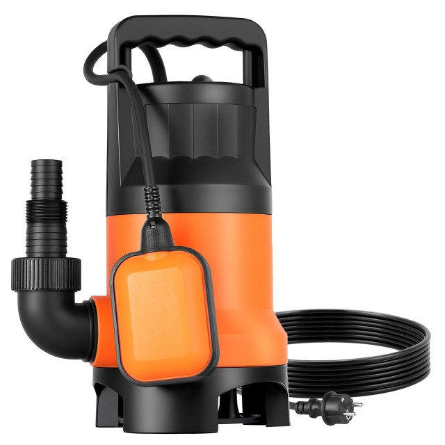 VEVOR Υποβρύχια Αντλία Ομβρίων Υδάτων 650W, Μέγιστη Παροχή 15,000 L/H, Ύψος Ανύψωσης 8M, Για Λίμνες, Κήπους και Πλημμυρισμένες Περιοχές QSWNBSL780W1JR3HX001V2