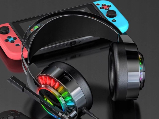 Verk Group Ακουστικά Gaming Ενσύρματα USB 7.1 με Μικρόφωνο και RGB LED 5907451375013