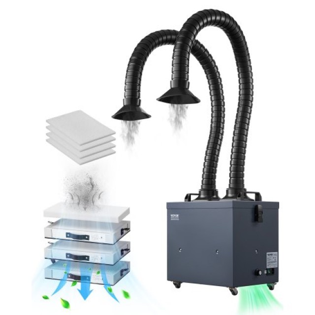 VEVOR Απορροφητήρας Καπνού 275W με Φίλτρα 4 Σταδίων PYJQDDY360LF5JO5YV2