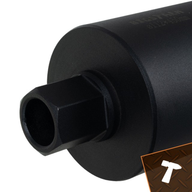 Bigstren Ποτηροτρύπανο 112×460 mm,1.1/4 UNC για Διάτρηση σε Σκυρόδεμα, Πέτρα, Γρανάτη 27083