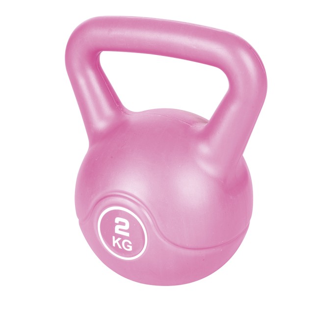 Galileo Kettlebell 2Kg για προπόνηση με αντιολισθητική λαβή FitLover 5909914