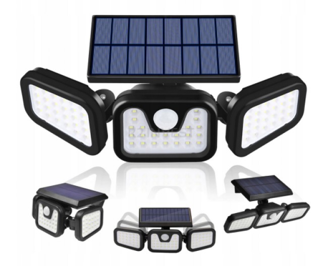 Ηλιακό Φωτιστικό Τοίχου 3 σε 1 με Αισθητήρα Κίνησης 5908222233822 SPM