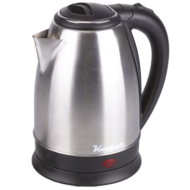 Galileo Ηλεκτρικός βραστήρας 1,8 L σε ανοξείδωτο ατσάλι με αυτόματη απενεργοποίηση 1800 W ασημί Kooper 5921074