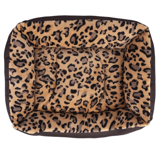 Galileo Χειμερινός σκύλος κρεβάτι επενδυμένος 50x40x15 cm εξωτερικά σε φλις φανέλα με αντιολισθητικό πάτο Duppid 5910532 Τυχαία Επιλογή Χρωμάτων