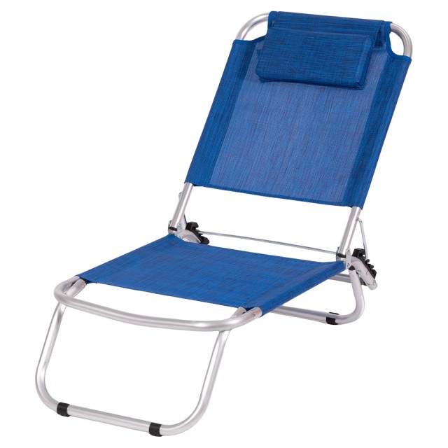 Galileo Σπιατζίνα παραλίας αναδιπλούμενη από αλουμίνιο και πολυεστέρα 21 μαξιλάρι προσκέφαλου Grecia Est 5901727