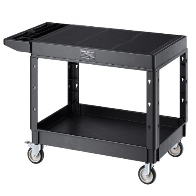 VEVOR Καρότσι Εξυπηρέτησης 2 Επιπέδων 550 lbs με Ρόδες DXSLSYTCDH2CRMLGAV0