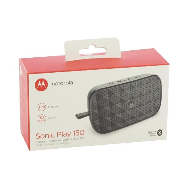 Φορητό Ασύρματο Ηχείο Bluetooth με Ραδιόφωνο Motorola Sonic Play 150 12786