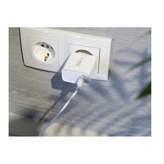 Φορτιστής Πρίζας Γρήγορης Φόρτισης USB TYPE-A 18 W Technaxx TX-197