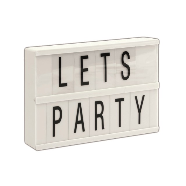 Φωτιζόμενος LED Πίνακας Lightbox A5 με 60 Γράμματα και Σύμβολα Grunding 12010