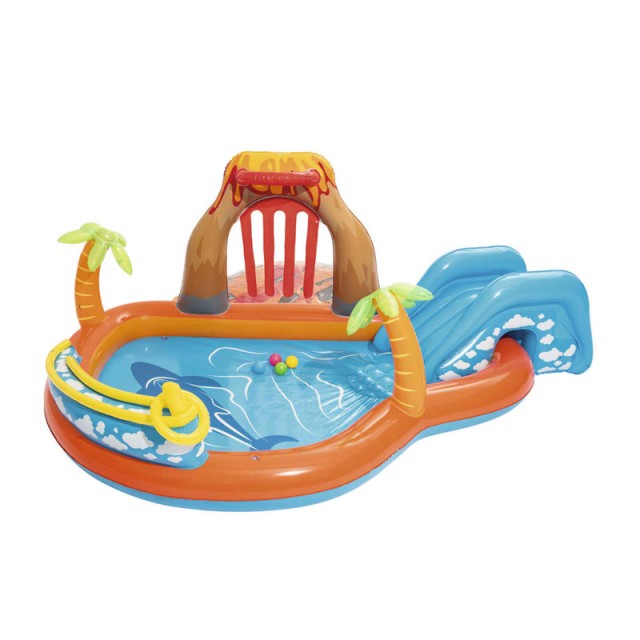 Φουσκωτή Παιδική Πισίνα - Παιδότοπος 265 x 265 x 104 cm Lava Lagoon Bestway 11867
