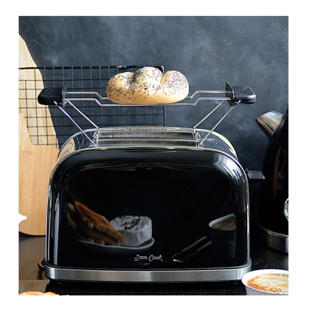 Φρυγανιέρα 2 Θέσεων 950 W Χρώματος Μαύρο SAM COOK PSC-60/B
