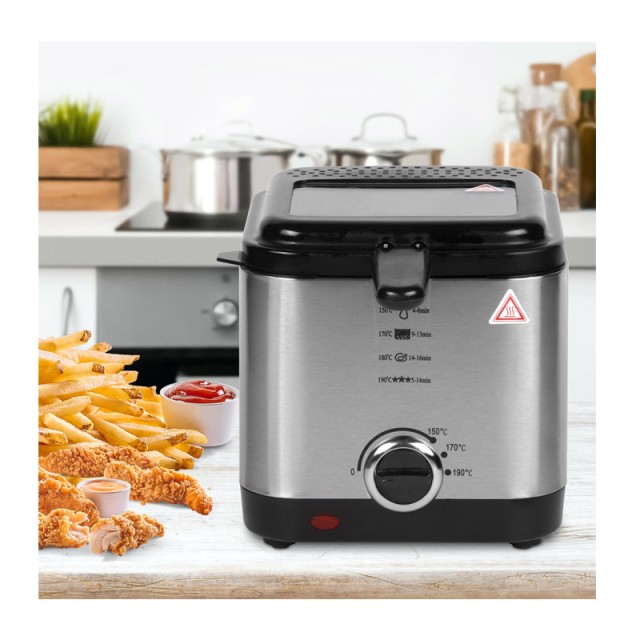 Ανοξείδωτη Φριτέζα Λαδιού 1.5 Lt 900W GEM BN3311