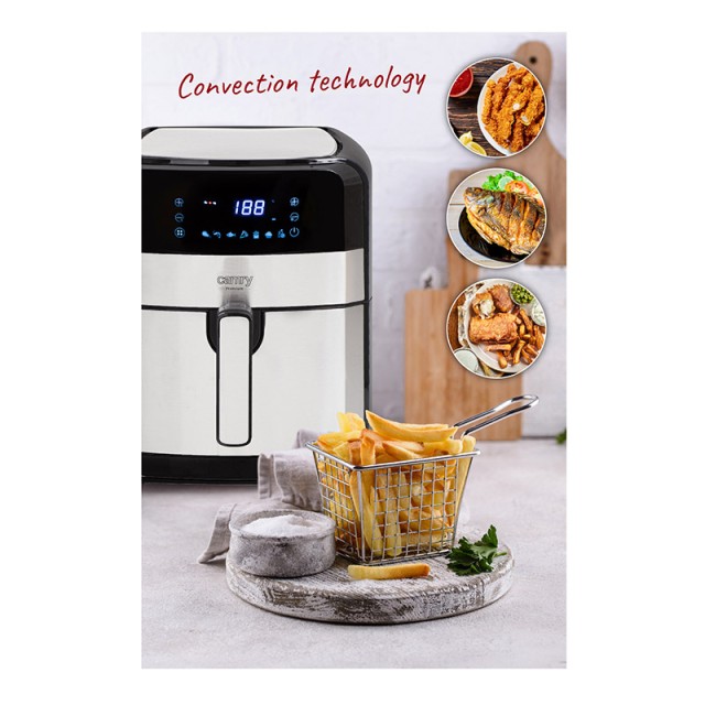 Φριτέζα Αέρος με Αποσπώμενο Κάδο 5 Lt 2500 W Camry CR-6311