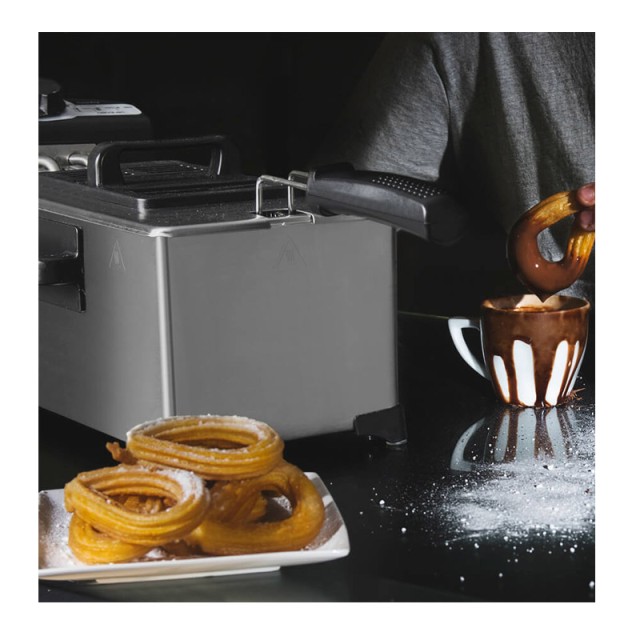 Φριτέζα με Φίλτρο Καθαρισμού Λαδιού Cecotec CleanFry 3 Lt Full Inox CEC-03034