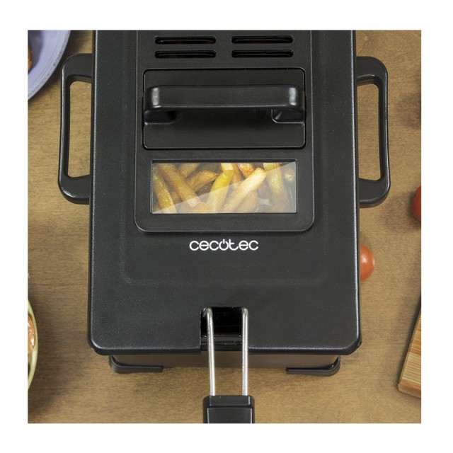 Φριτέζα με Φίλτρο Καθαρισμού Λαδιού Cecotec CleanFry Infinity 3000 3 Lt Χρώματος Μαύρο CEC-03072