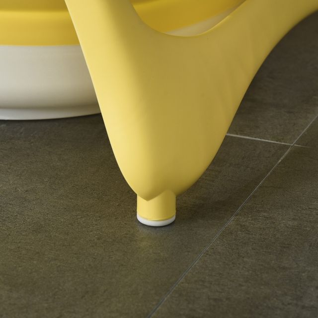 Πτυσσόμενη Μπανιέρα Μωρού 81.5 x 50.5 x 23.5 cm Χρώματος Κίτρινο HOMCOM 400-014YL
