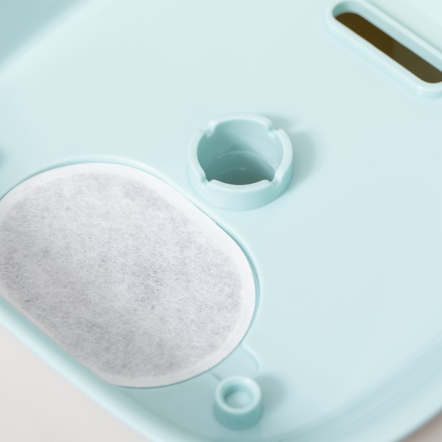 PawHut 3L Drinking Fountain for Cats and Dogs Αυτόματος διανομέας νερού με φίλτρο άνθρακα - Λευκό D08-025V90BU