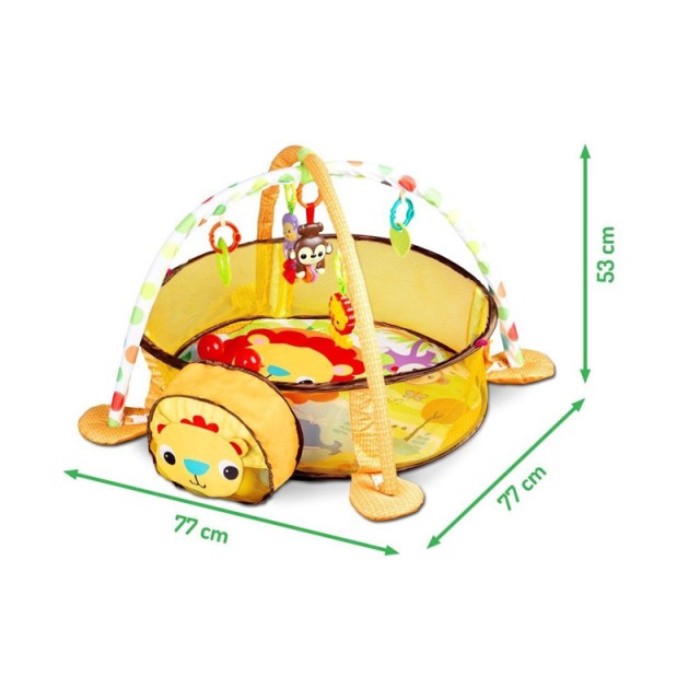 Γυμναστήριο για Μωρά Λιοντάρι 77 x 77 x 53 cm Ecotoys 88969