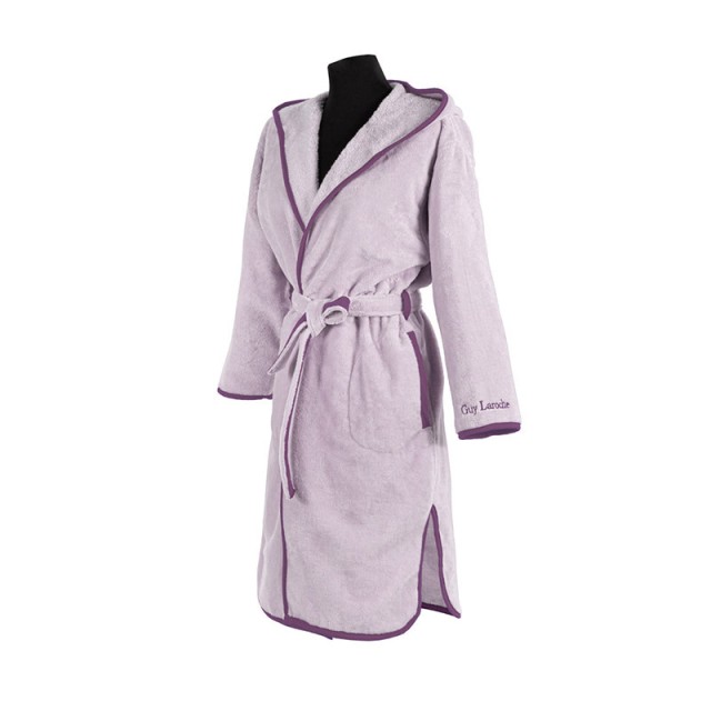 Γυναικείο Μπουρνούζι με Κουκούλα New Comfy Lilac Guy Laroche 1131090121020 - 12 άτοκες δόσεις και 5% cash back