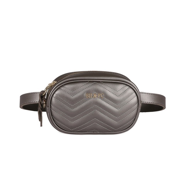 Γυναικεία Τσάντα Μέσης Χρώματος Ασημί Beverly Hills Polo Club 610 657BHP0728