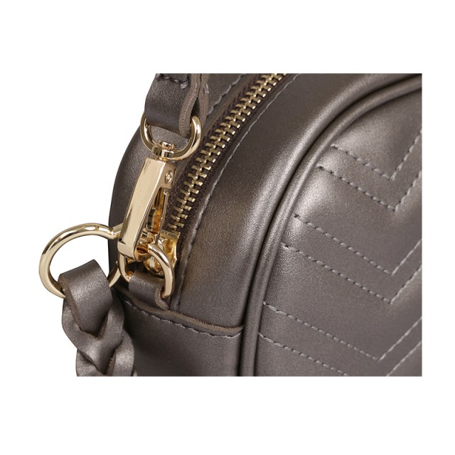 Γυναικεία Τσάντα Μέσης Χρώματος Ασημί Beverly Hills Polo Club 610 657BHP0728