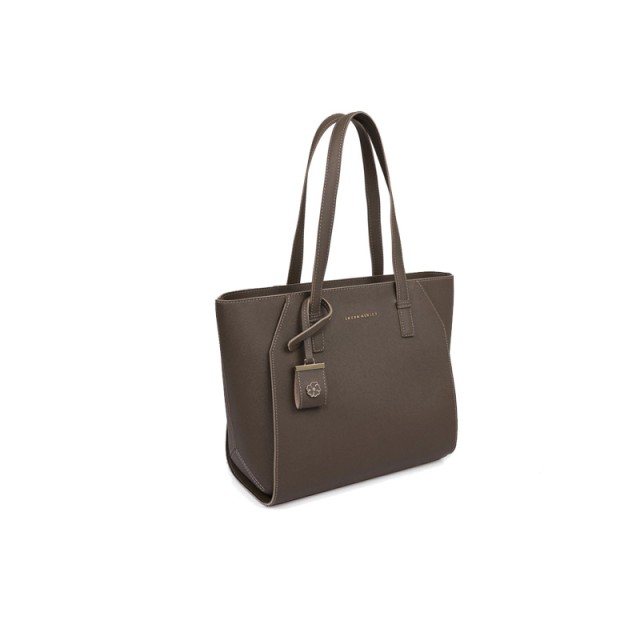 Γυναικεία Τσάντα Χειρός Χρώματος Taupe Laura Ashley Acton 651LAS1519