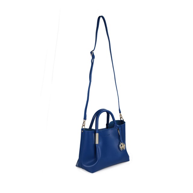 Γυναικεία Τσάντα Χειρός Χρώματος Μπλε Beverly Hills Polo Club 701 657BHP0604