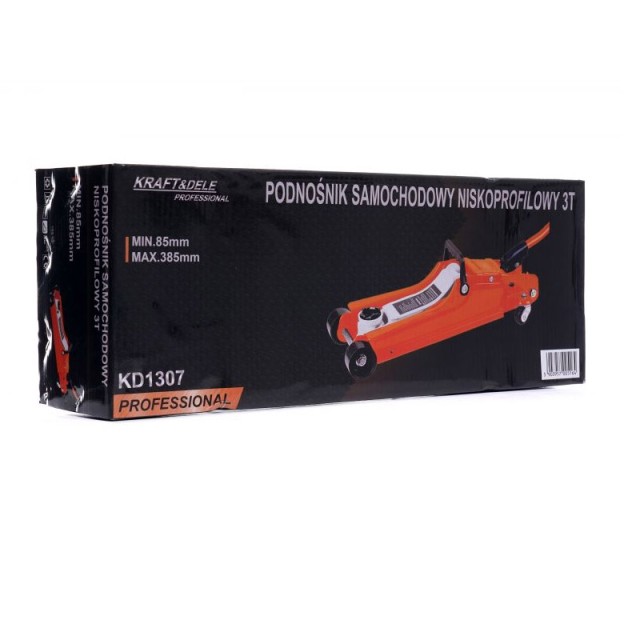 Υδραυλικός Γρύλος Ανύψωσης Αυτοκινήτου 3 Τόνων 85-385 mm Kraft&Dele KD-1307
