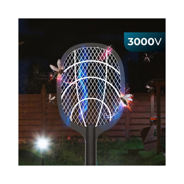 Ηλεκτρική Ρακέτα Εντόμων 3000 V 1200 mAh Mosquito Killer ByeFly 1000 Cecotec CEC-01787